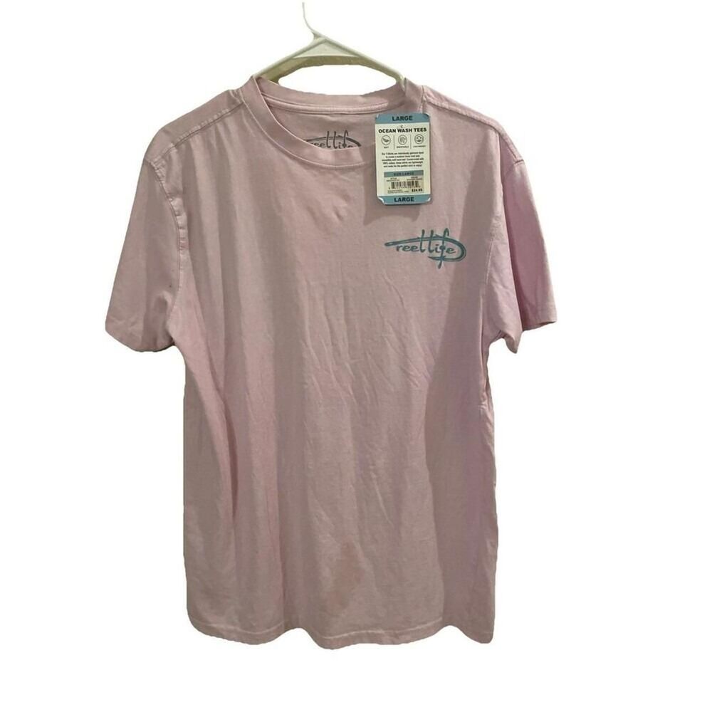 Ocean Wash Men's Red T-shirt Large